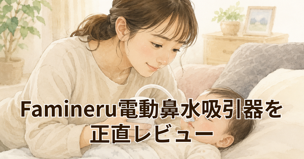 Famineru電動鼻水吸引器を 正直レビュー