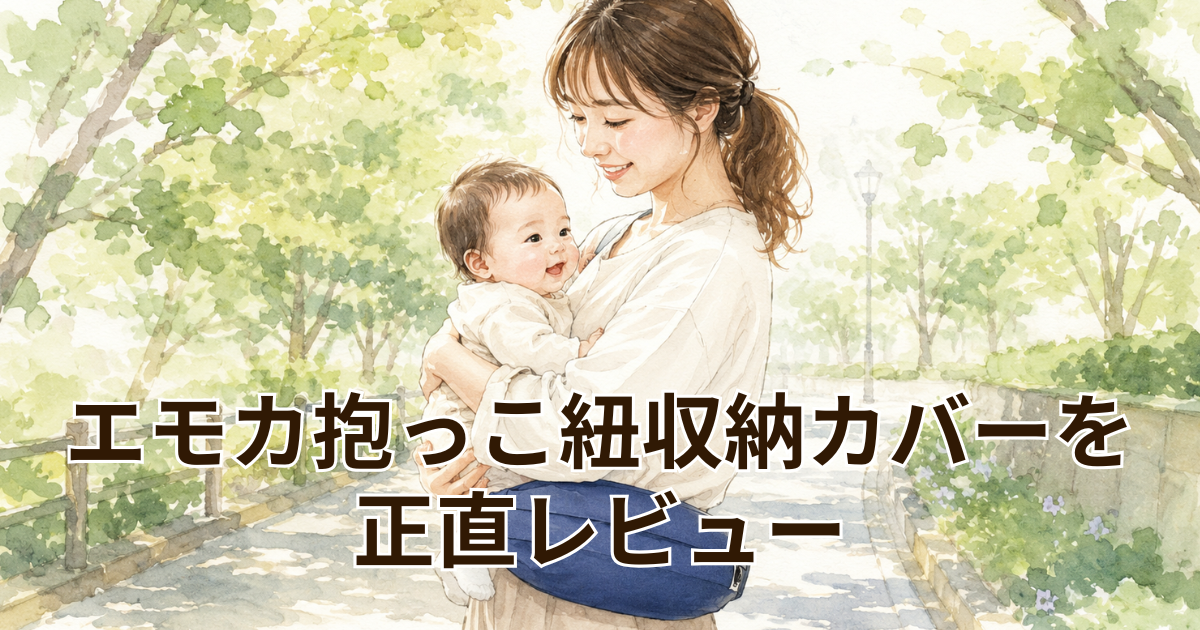 エモカ抱っこ紐収納カバーを正直レビュー